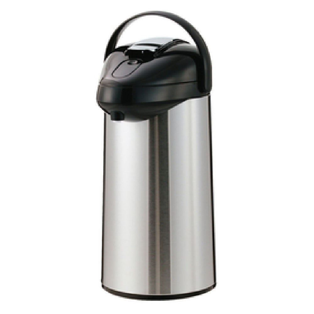 Service Ideas GLAL220 Steelvac™ Premium Airpot 2.2 Liter (74.4 Oz.) 7-1/4" X 9-1/2" X 13-1/4"