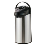 Service Ideas GLAL220 Steelvac™ Premium Airpot 2.2 Liter (74.4 Oz.) 7-1/4" X 9-1/2" X 13-1/4"