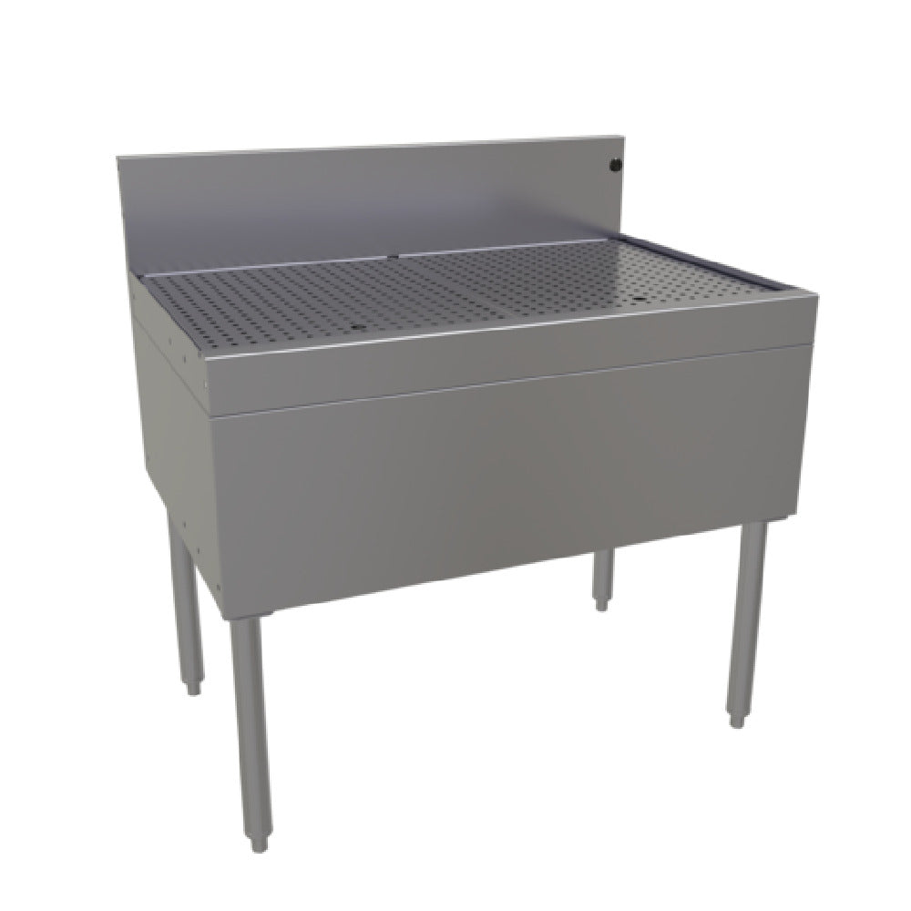 Glastender DBB-36 Underbar Drainboard Free Standing 36"W X 24"D