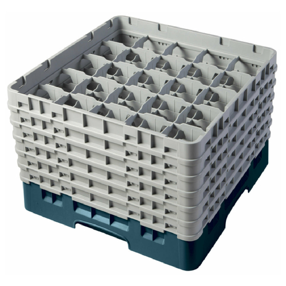Cambro 25S1114414 Camrack® Glass Rack With (6) Soft Gray Extenders Full Size