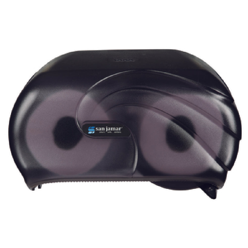San Jamar R3690TBK Versatwin® Oceans® Bath Tissue Dispenser 8-3/4"H X 6-3/4"W X 12-3/4"D