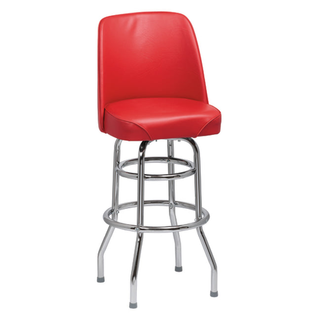 Royal ROY 7722 R - Bucket Bar Stool, High Back, Heavy Foam Padded Waterfall Seat