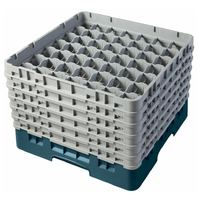 Cambro 49S1114414 Camrack® Glass Rack With (6) Soft Gray Extenders Full Size