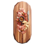 Steelite 6525TW321 Oval Facete Acacia Board 12.0" Creations Wood