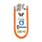 BK Resources BKG-GHC-7548-SWSP3 Set-Pro™ Connection Kit Includes 48" X 3/4" I.D. Stainless Steel Hose With Radial Wrap & Protective Translucent Coating