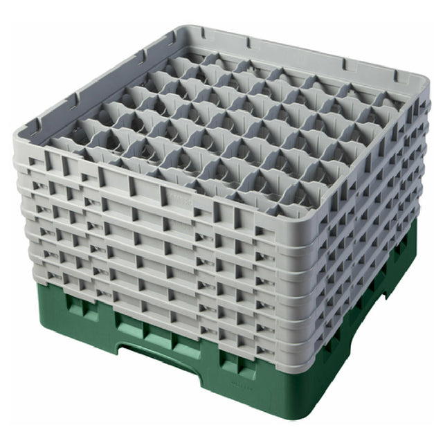 Cambro 49S1114119 Camrack® Glass Rack With (6) Soft Gray Extenders Full Size
