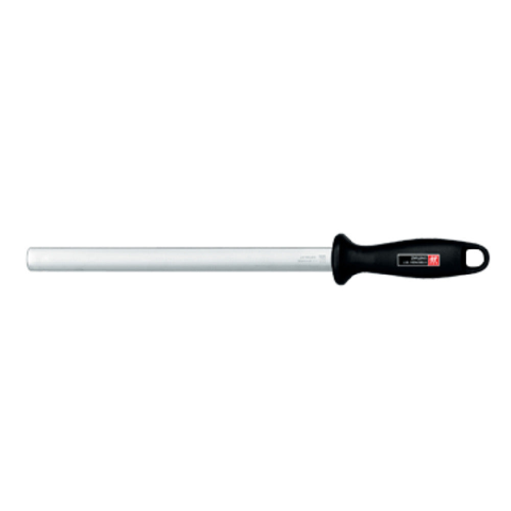 Zwilling 32525-261 Diamond Sharpening Steel 10" Black Plastic Handle