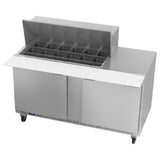 Beverage Air SPE60HC-18M Mega Top Refrigerated Counter Two-section 60"W