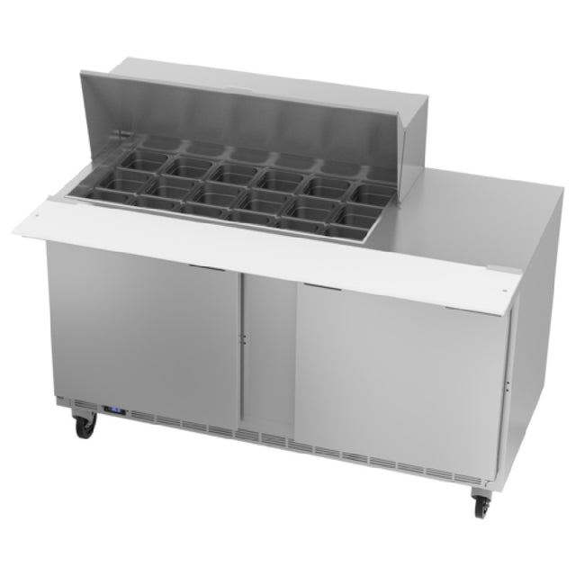 Beverage Air SPE60HC-18M Mega Top Refrigerated Counter Two-section 60"W