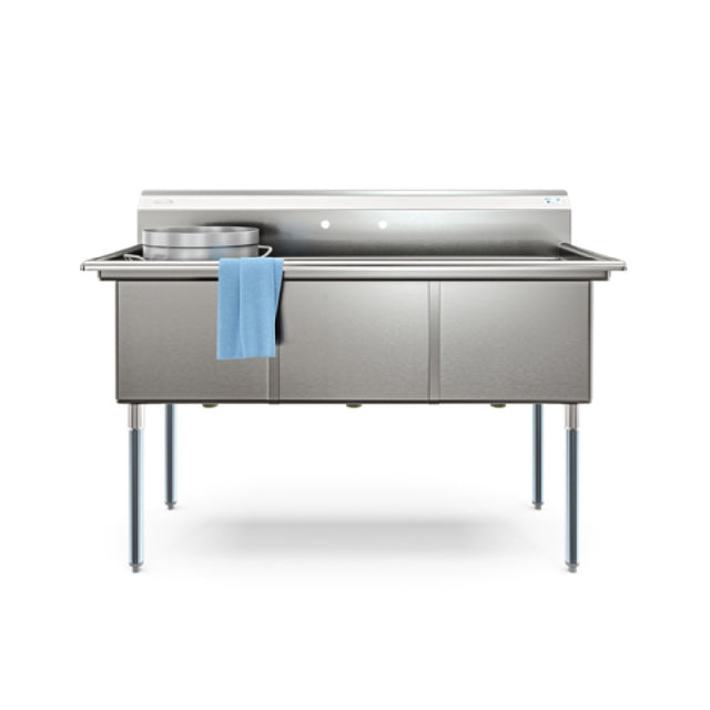 Koolmore KM-SC182414-N3 Sink 3-compartments 60"W X 30"D X 43.2"H Overall Size