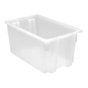 Quantum SNT240CLCS - Stack And Nest Tote, 23-1/2"W X 15-1/2"D X 12"H, Heavy Duty