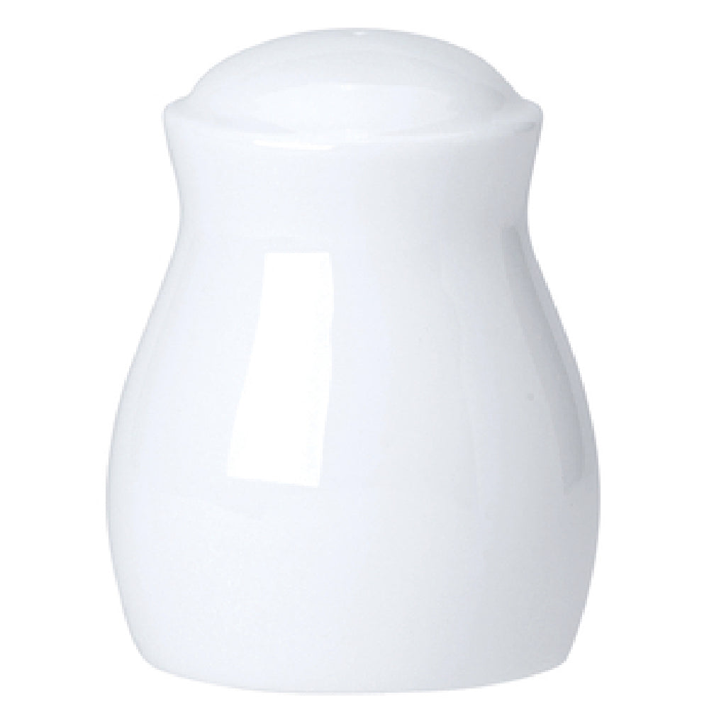 Steelite 82000AND0124 Salt Shaker 2.125" X 1.5" X 2.625" Whiteware