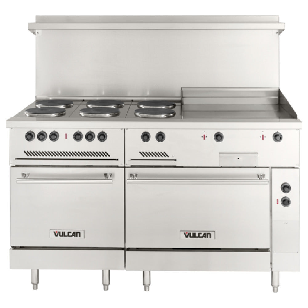 Vulcan EV60SS-6FP24G240 - Restaurant Range, Electric, 60"