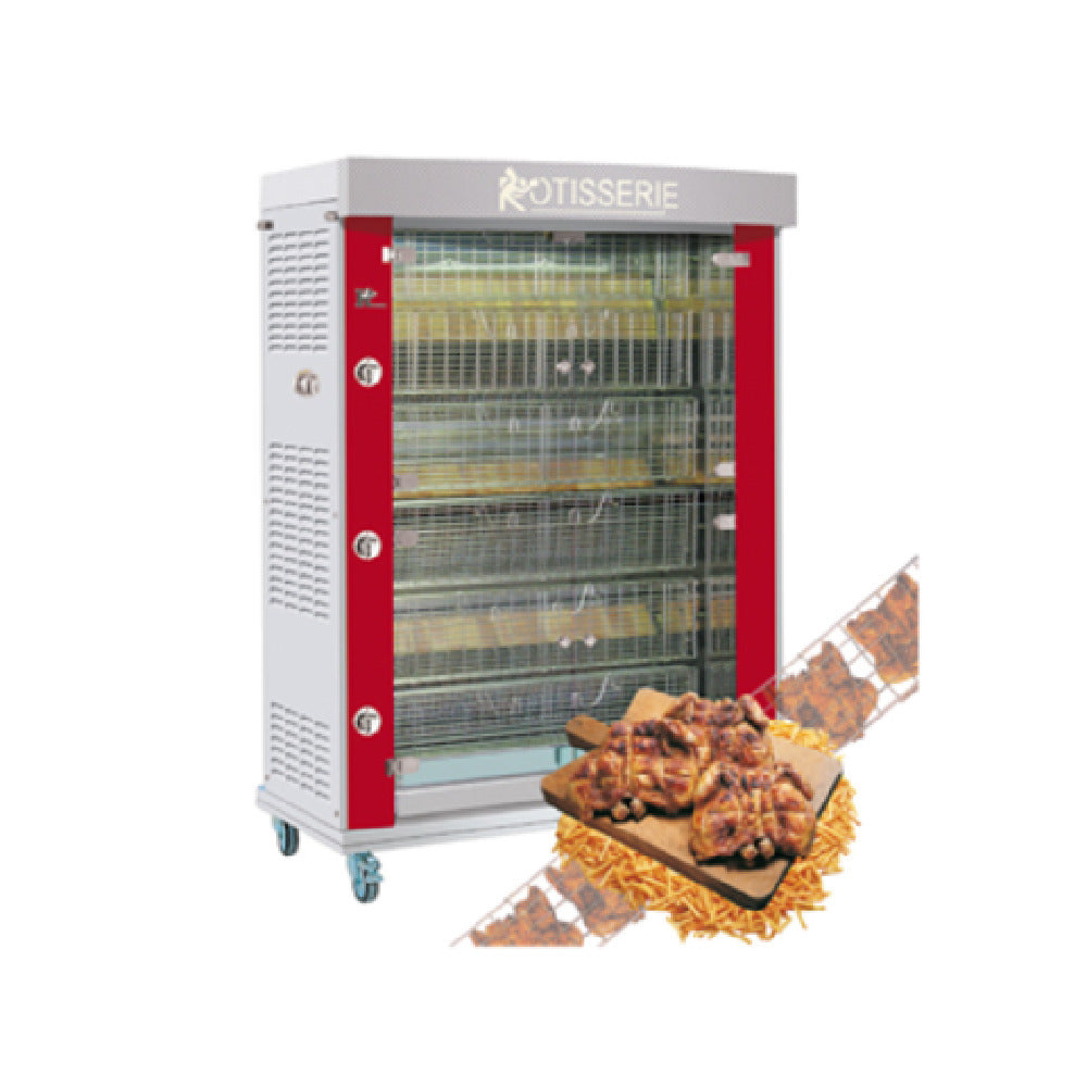 Rotisol SK1375-6G-SSP_LP Spatch KING Rotisserie Oven Gas Floor Model