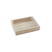 American Metalcraft MWS1210 Wooden Crate Sun-Bleached Half Size