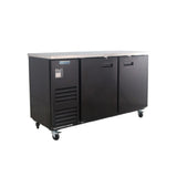 Empura E-KBB70-2-27 - Back Bar Cooler, 2 Swing Solid Doors, 69"W X 27 5/8"D X 42 1/2"H
