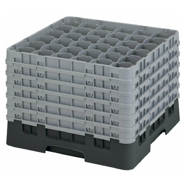 Cambro 36S1214110 Camrack® Glass Rack With (6) Soft Gray Extenders Full Size