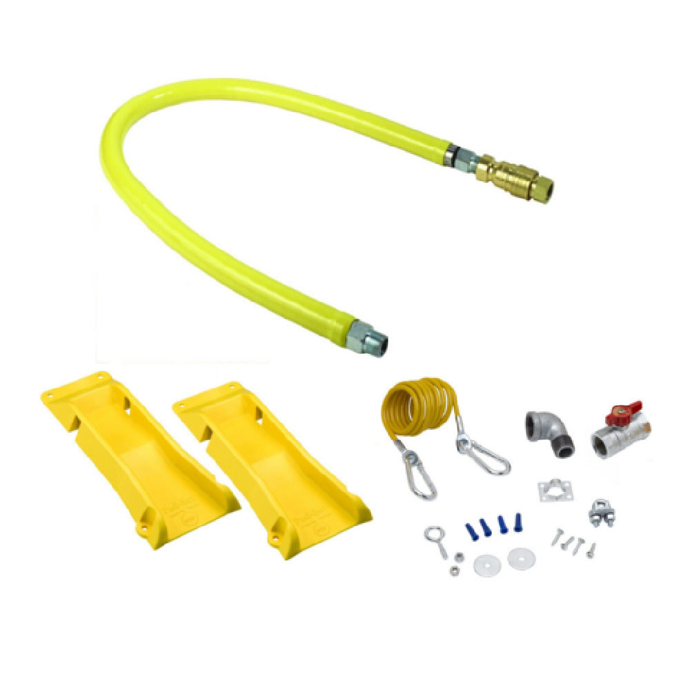 T&S Brass HG-4D-48SEL-PS Safe-T-Link Gas Connector Hose 3/4"connection 48" Hose