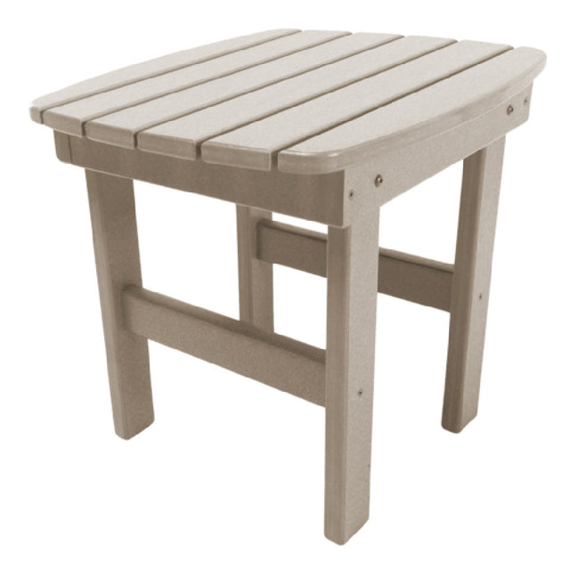 Plantation Prestige Commercial Furniture 3211720-01 STD Durawood Side Table 17" X 20" Rectangular