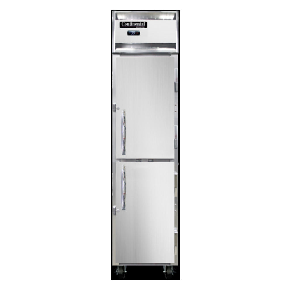 Continental Refrigerator 1RSENHD Slim Line Refrigerator Reach-in 17-3/4"W