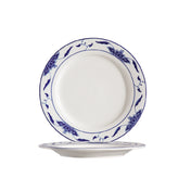 CAC China 103-16 Blue Lotus Plate 10-1/4" Dia. X 1-1/8"H Round