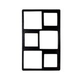 GET Enterprises T0A3TG Bugambilia® Single Tile 20-13/16" X 12-3/4" Cast Aluminum With Resin Coating