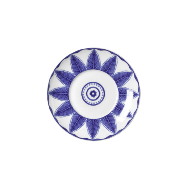 Steelite 82124AND0211 Saucer Coupe 6.375" X 0.875" Sultans Garden Blue
