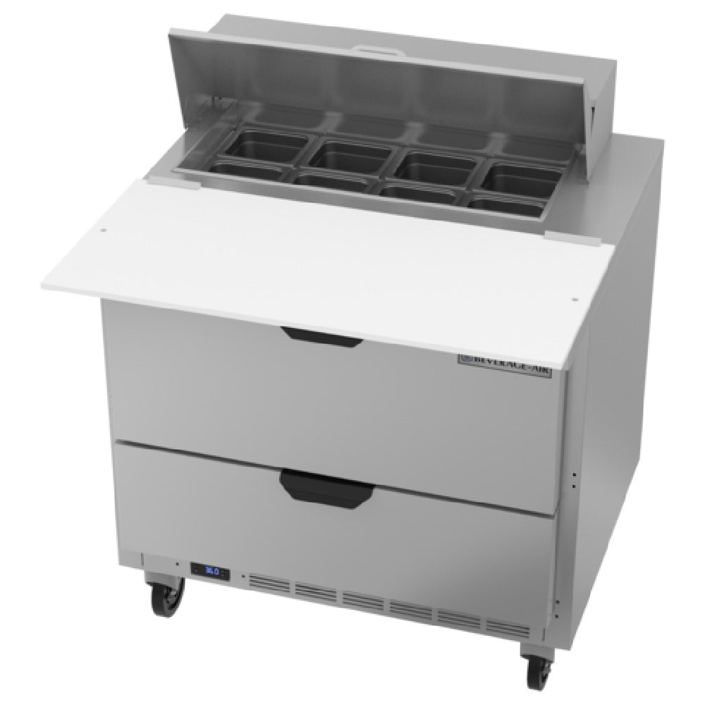 Beverage Air SPED36HC-08C-2 Sandwich Top Refrigerated Counter One-section 36"W