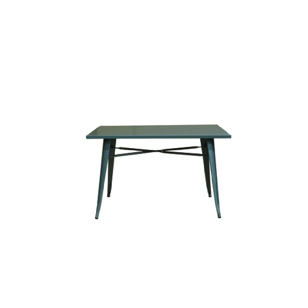 Hubert 41632 - CenPro Outdoor Table, 48"W X 29-1/2"D X 30"H, Standard Height