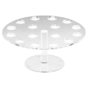 Cal Mil 1265 Cone Pedestal 12" Dia. X 7"H Accommodates (16) Cones