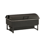 Cal-Mil 23793-13 Brooklyn Chafer 23"W X 15"D X 13"H With Grooved Detailings