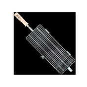 Skyfood Equipment AC-0008 Brazilian Flame Grill Grill Basket Flat 13-7/10"L X 5-1/2"W X 9/10"H(19-1/2" Basket)