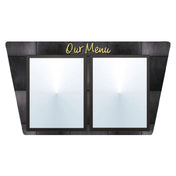 Hubert 49994 - Menu Board, 2-pocket, Wall-mount
