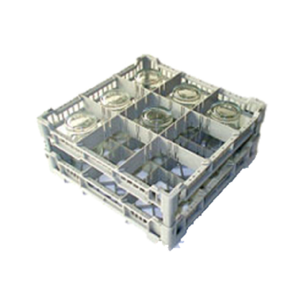 Eurodib CC00121 Dishwasher Glass Rack 15-1/2" X 15-1/2" X 7-1/2"H Holds Up To 9 Glasses