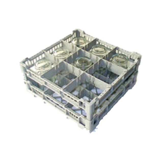 Eurodib CC00121 Dishwasher Glass Rack 15-1/2" X 15-1/2" X 7-1/2"H Holds Up To 9 Glasses