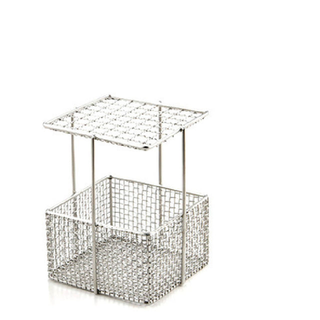 American Metalcraft STWBSKT Straw Basket 4"L X 4"W X 6-3/4"H Square