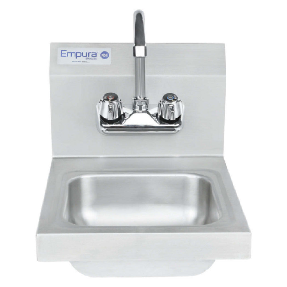 Empura EHS12 - Hand Sink, 12"W X 16"D X 13"H, Wall-mounted