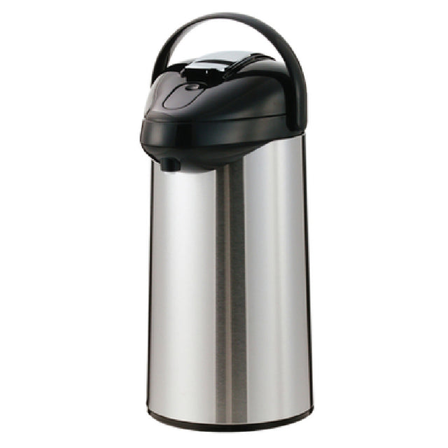 Service Ideas SSAL300 SteelVac™ Premium Airpot 3 Liter (101.4 Oz.) 7-1/4" X 9-1/4" X 15"
