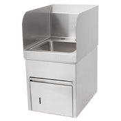 John Boos PBHS-W-0909-TD-SSLR-X Pro-Bowl Hand Sink Wall Mount 12"W X 16"D X 22-1/8"H Overall Size