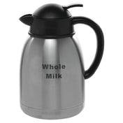 Hubert 79400 - Decanter, "Whole Milk" Imprinted, 1-1/2 Liter