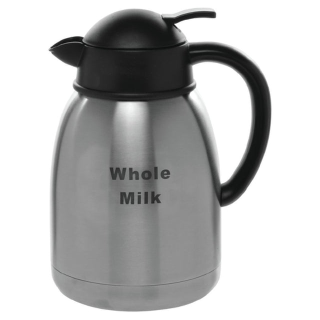 Hubert 79400 - Decanter, "Whole Milk" Imprinted, 1-1/2 Liter