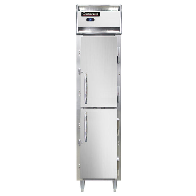 Continental Refrigerator D1RSESNSSHD Designer Slim Line Refrigerator Reach-in