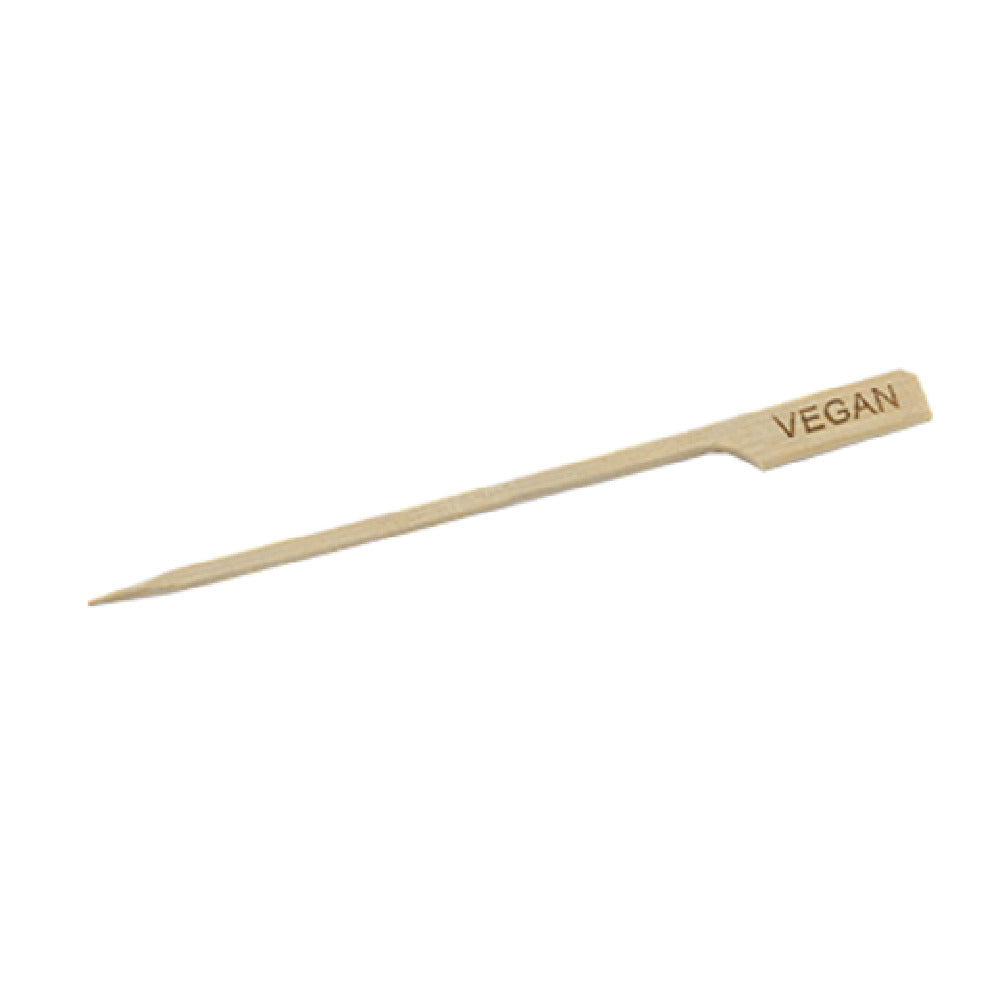 TableCraft Products BAMP45VG - Cash & Carry Vegan Pick, 4-3/4", Bamboo (100 Per Pack) (must Be Purchased In Multiples Of 12 Packs)