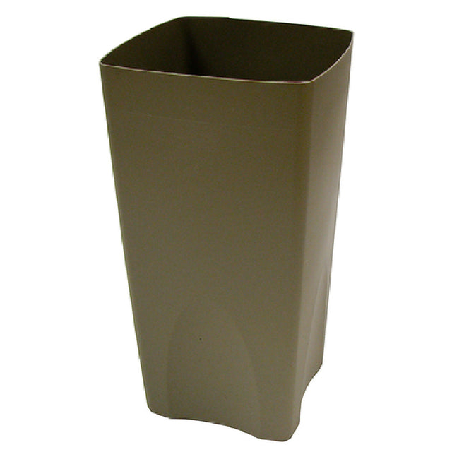 Rubbermaid FG356300BEIG Rigid Liner 19 Gallon 14-1/5" Square X 28" H