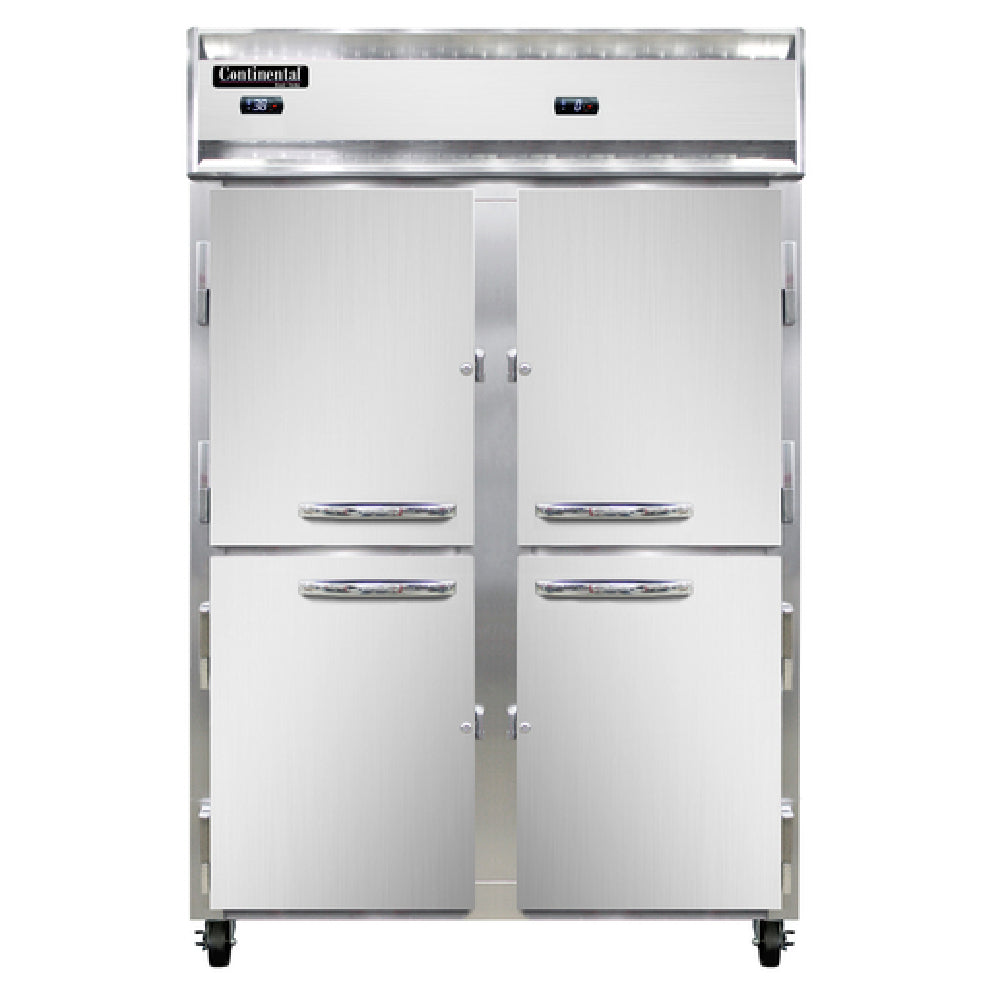 Continental Refrigerator 2RFNSSHD Refrigerator/Freezer Reach-in Two-section