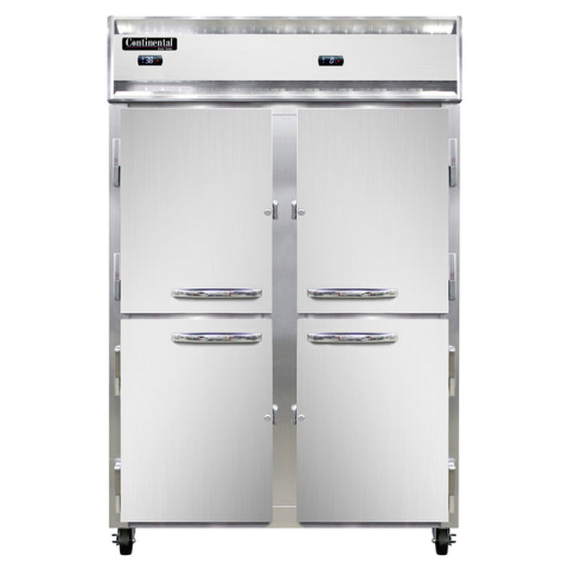 Continental Refrigerator 2RFNSSHD Refrigerator/Freezer Reach-in Two-section
