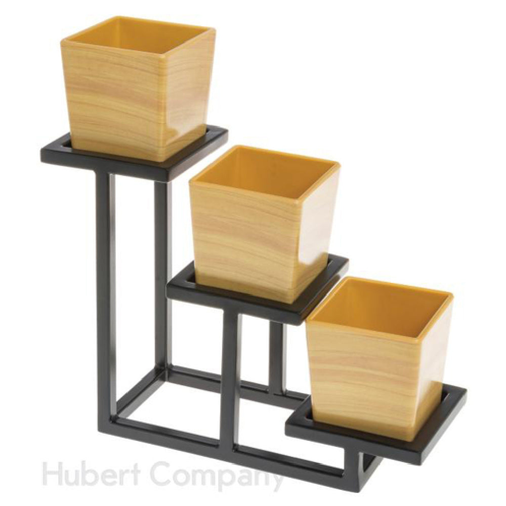 Hubert 99020 - Cerve Collection Bowl Stand, 3-tier, 3-7/8"L X 13-1/2"W X 9-11/16"H