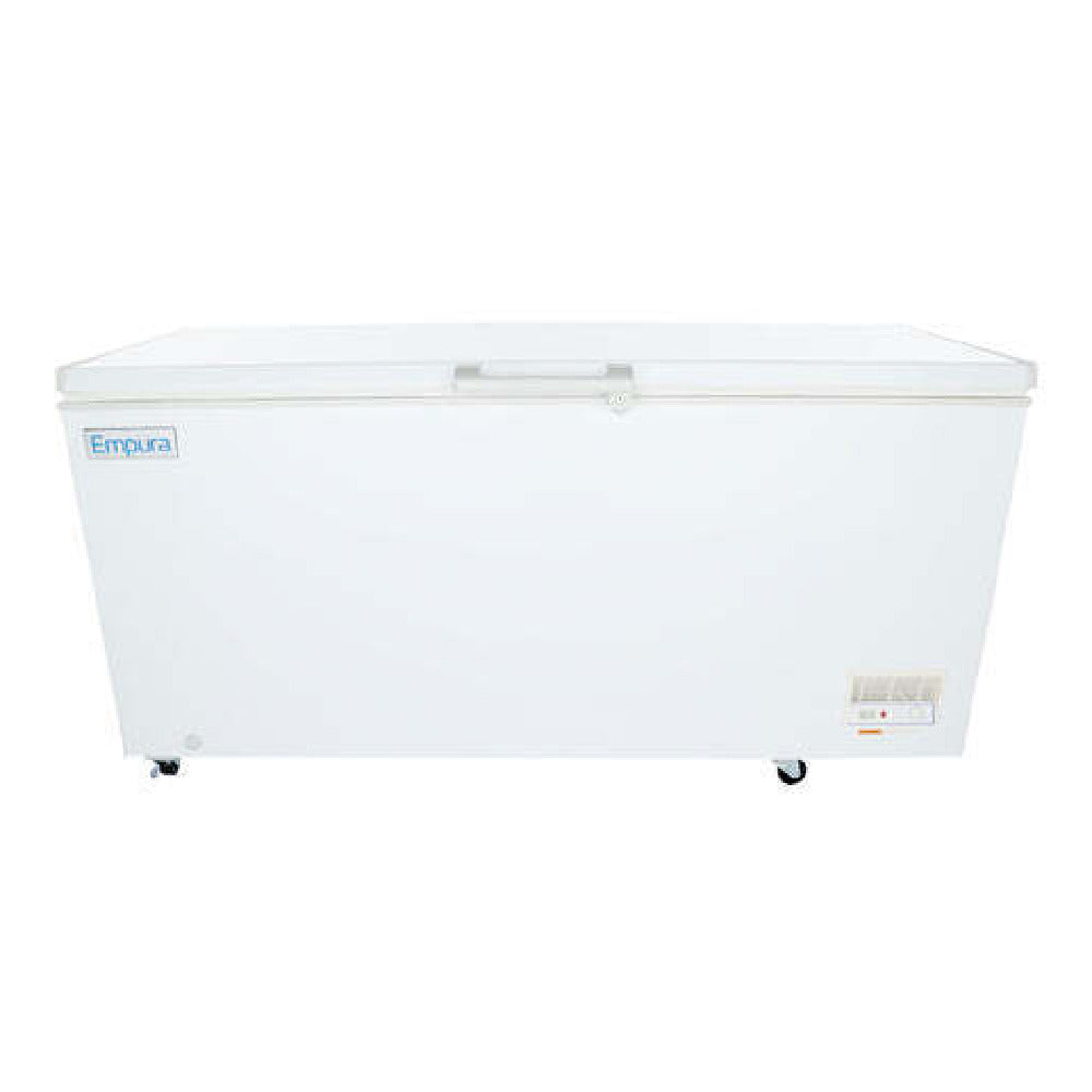 Empura E-CF-18 - Solid Lid Chest Freezer, 70.67"W X 28.94"D X 33.27"H, 18.2 Cu. Ft. Capacity