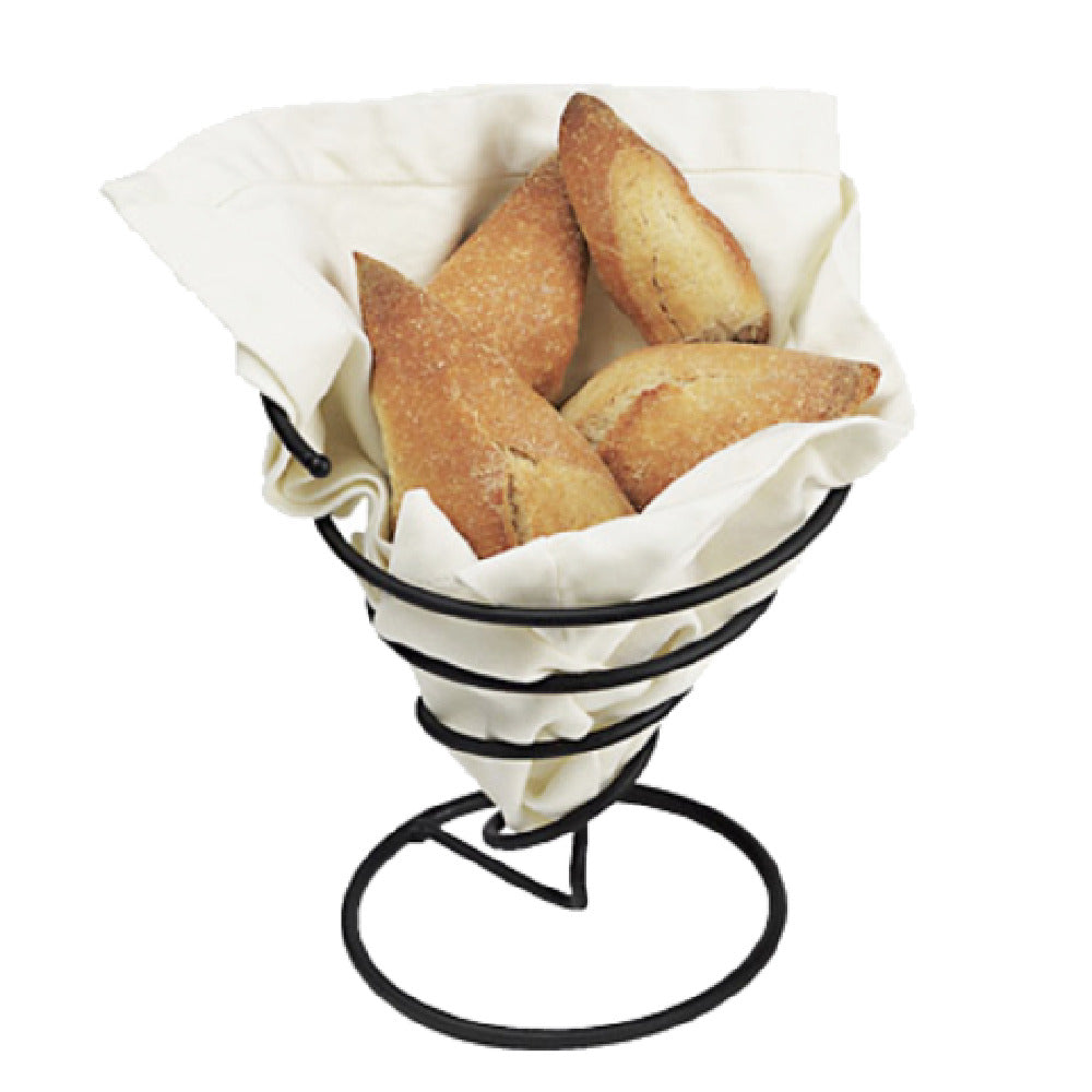 GET Enterprises 4-31800-M Fry Cone Basket 5" Dia. X 6"H Iron Powder Coated