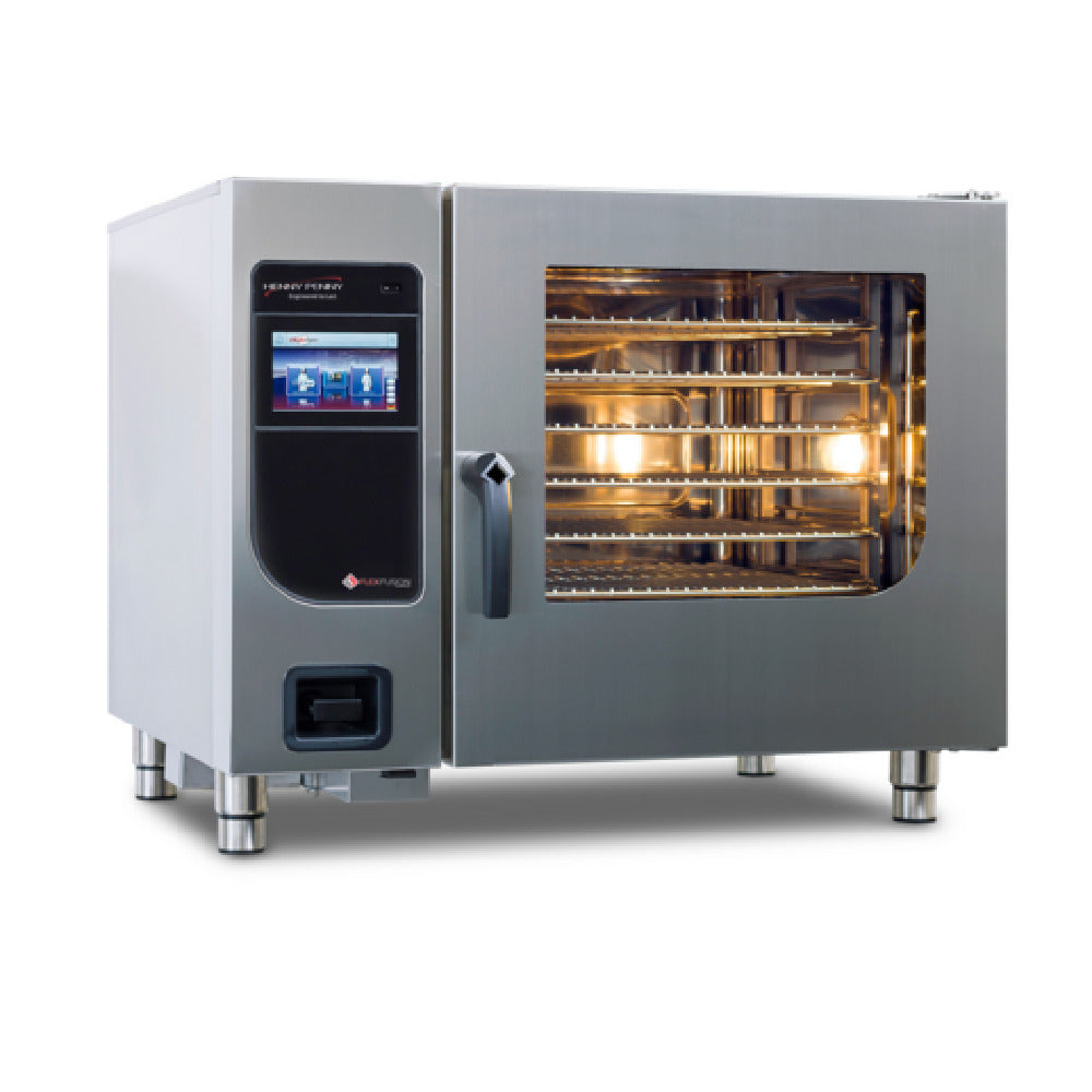 Henny Penny FPE615.921.17 FlexFusion™ Platinum Combi-Smoker Oven Electric Crosswise Racking For (6) Flexirack Sized Pans Or 1/1 GN Pans